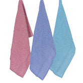 Kuber Industries Kitchen Cleaning Towel | Cotton Two Ply Check Pattern Dish Cloth | Hand Napkins Perfect for Kitchen Cleaning Set of 3 (Multicolor)